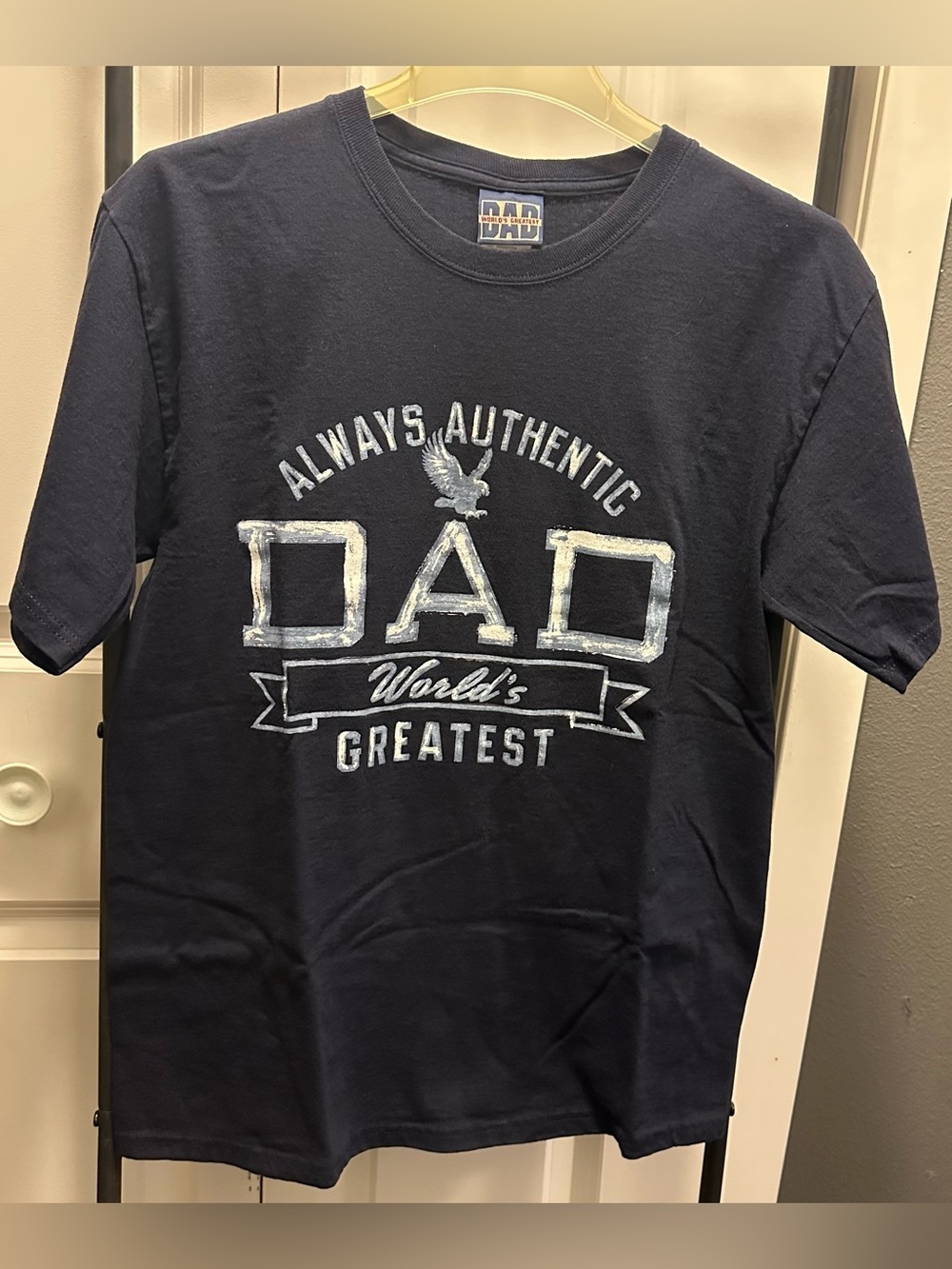 Men's Navy 'Dad - World's Greatest' Graphic T-Shirt